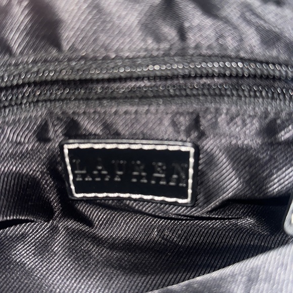 Lauren Ralph Lauren Plaid Shoulder Bag with Black Accents - Picture 5 of 8